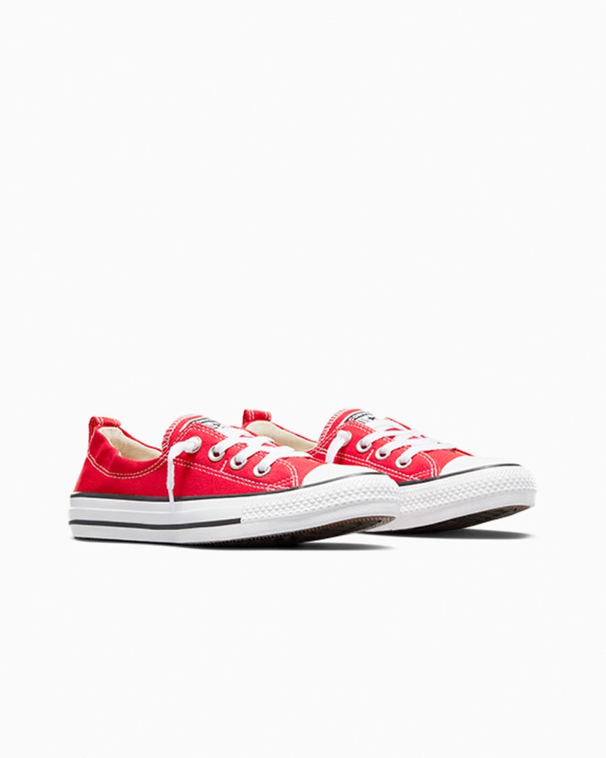 Dámské Boty Slip On Converse Chuck Taylor All Star Shoreline Červené | CZ GY31D96